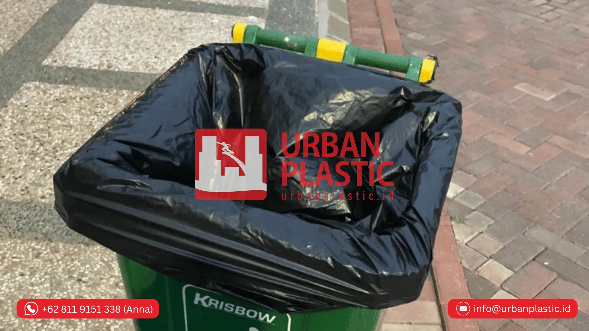 kantong plastik sampah merk Urban Plastic