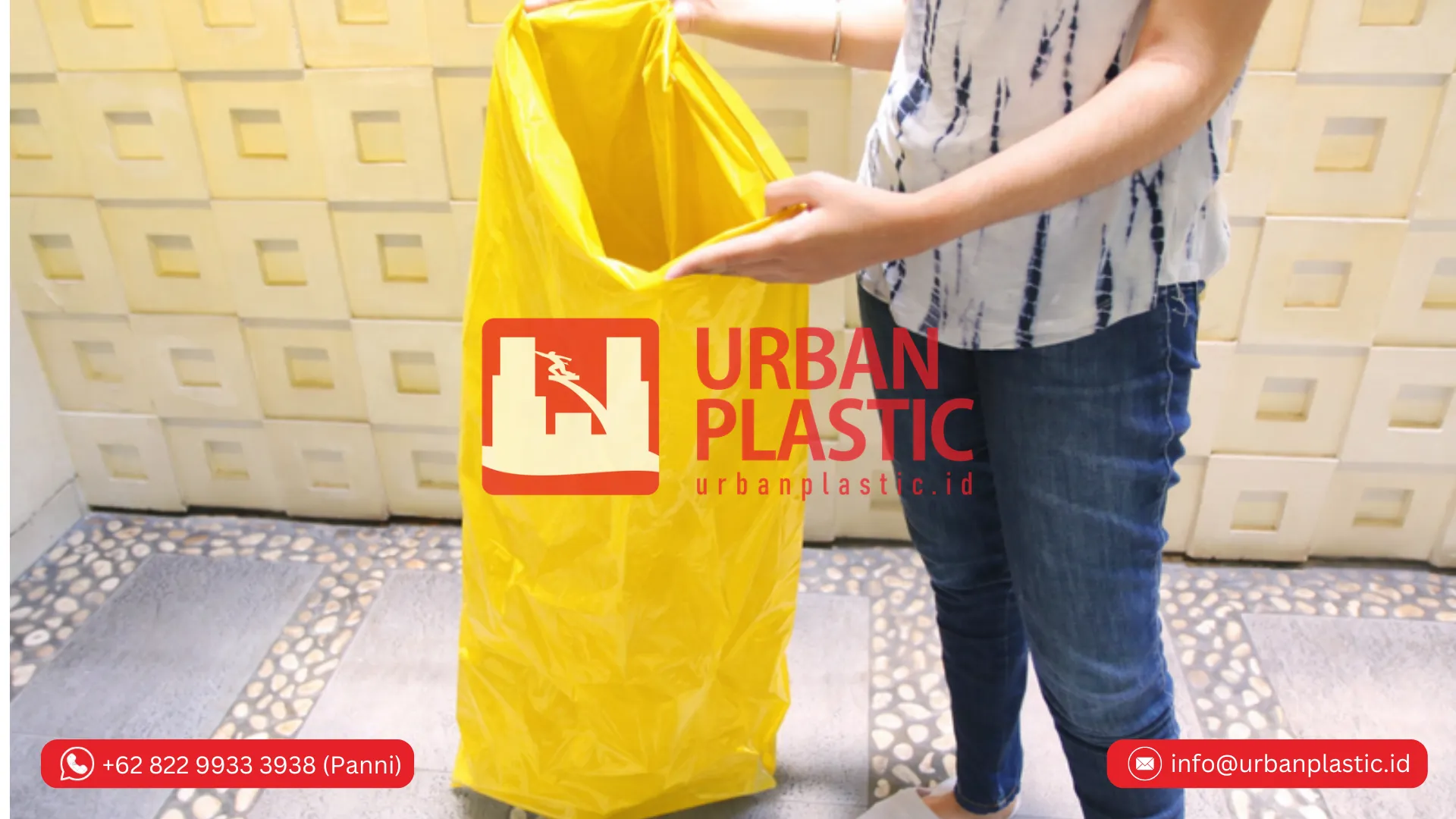 plastik sampah kuning merk Urban Plastic